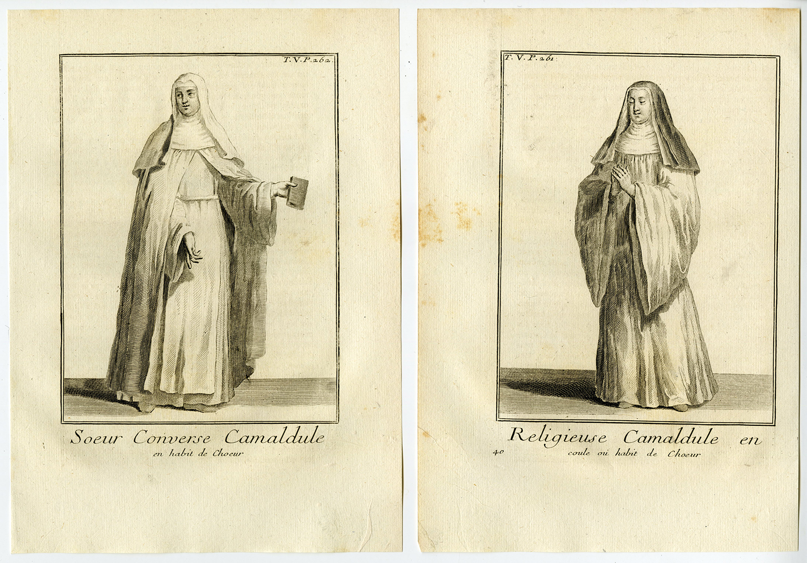 12 Antique Religious Prints-CAMALDOLESE HERMIT-BENEDICTINE-ITALY-Helyot-1792 - Image 6