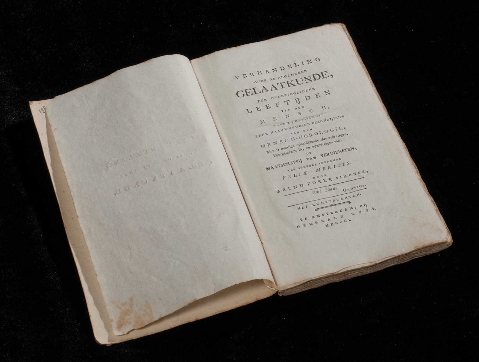 , Antique Book-Verhandeling over de algemeene gelaatkunde-PHYSIOGNOMY-Fokke-1850, Pictura Antique Prints