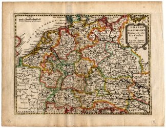 Antique Map-EMPIRE OF GERMANY-NETHERLANDS-de Missy-de Leth-1749