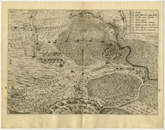 Antique Print-SIEGE BREDA IN 1625-SPINOLA-Herman Hugo-1629