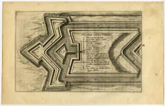Antique Print-BREDA-FORTIFICATIONS-Herman Hugo-1629