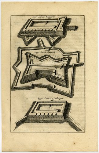 Antique Print-BREDA-FORT-FORTIFICATION-SHAPES-Herman Hugo-1629
