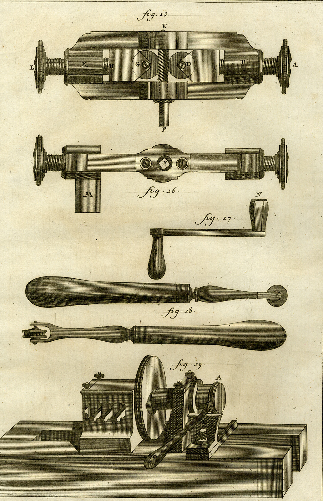, 3 Antique Prints-SCIENCE-MATHEMATICAL INSTRUMENT-MATHEMATICS-Diderot-Benard-1751, Pictura Antique Prints