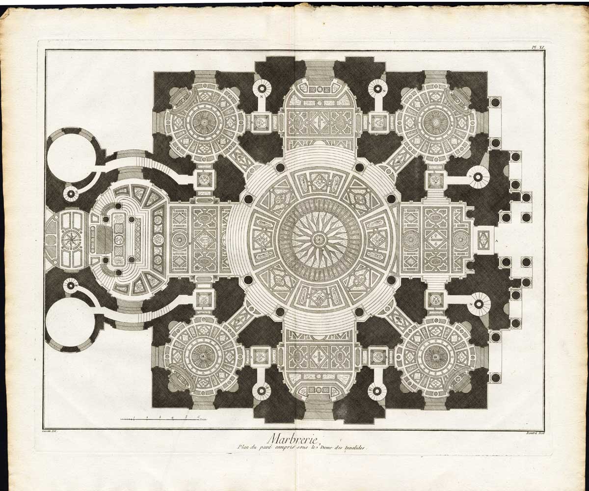 , 14 Antique Prints-STONE MASONRY-MARBLE-MARBRERIE-Diderot-Benard-1751, Pictura Antique Prints