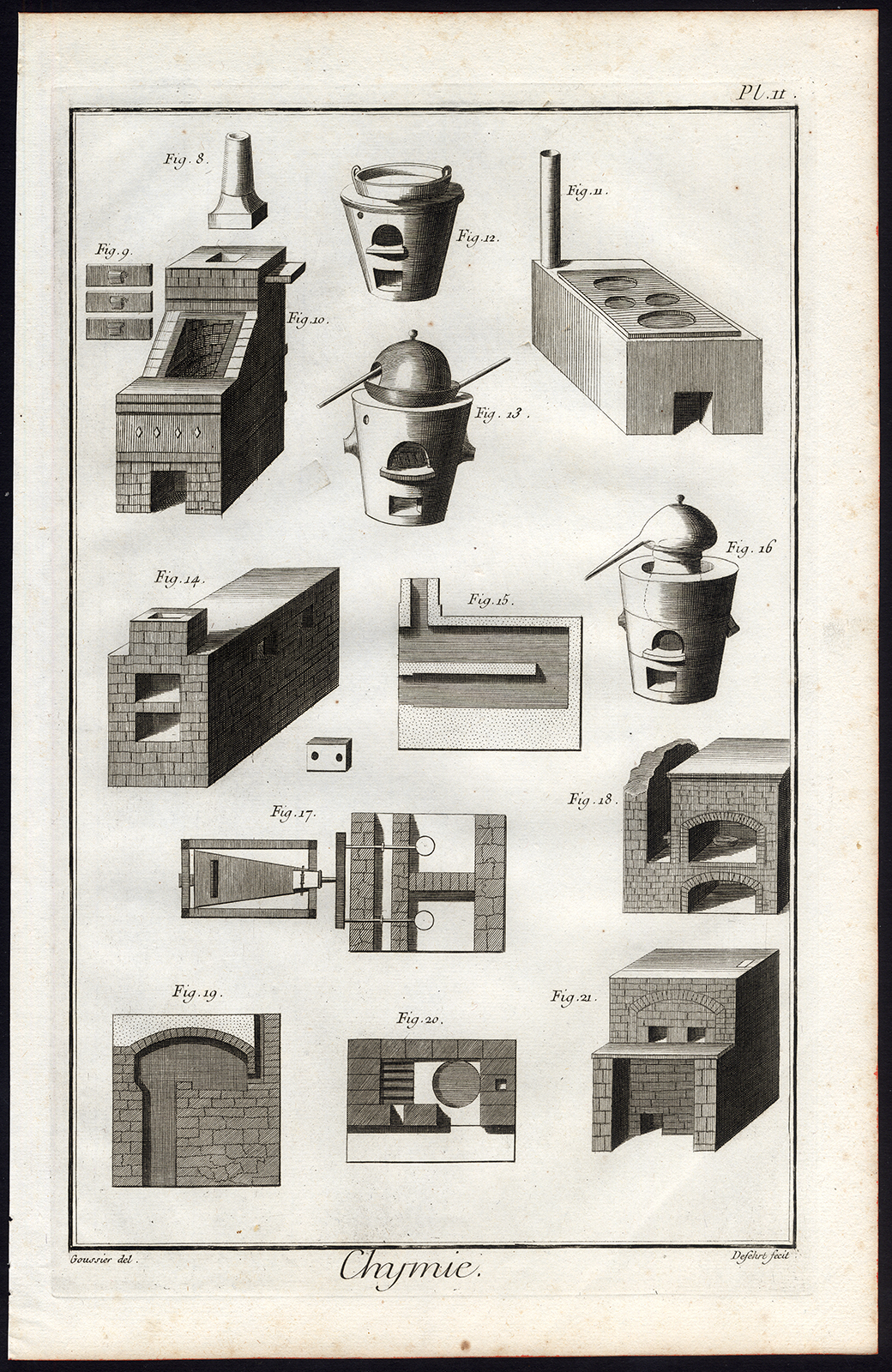 , 24 Antique Prints-CHEMISTRY-CHYMIE-NATURAL SCIENCE-Diderot-Prevost-1751, Pictura Antique Prints