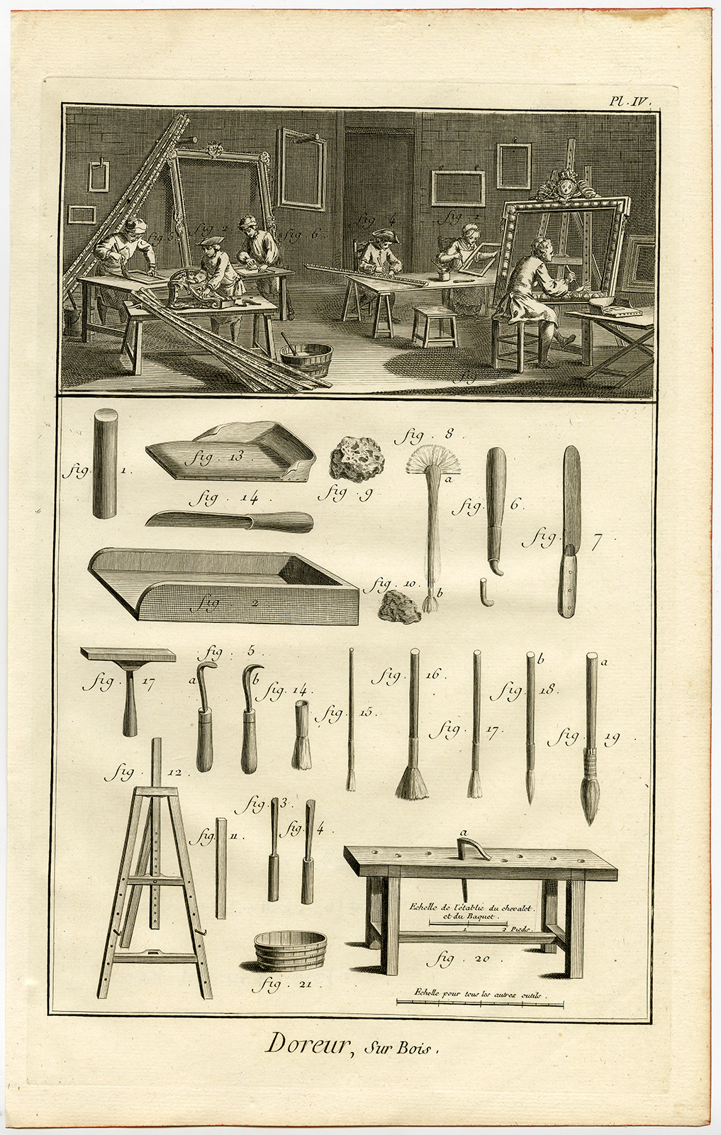 Bb010206d 3 416x654 5 Antique Prints-GILDING-GOLD-WOOD-LEATHER-METAL-Diderot-Prevost-1751 - Image 4