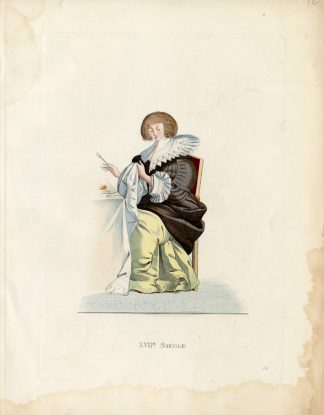Antique Print-MOURNING-LORRAINE-FRANCE-Duplessis-1867