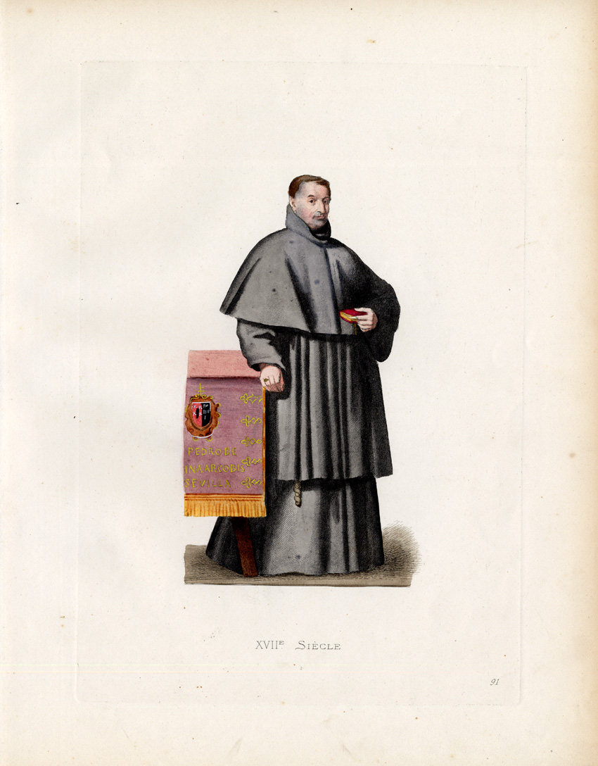 , Antique Print-ARCHBISHOP-SEVILLE-SPAIN-Duplessis-1867, Pictura Antique Prints