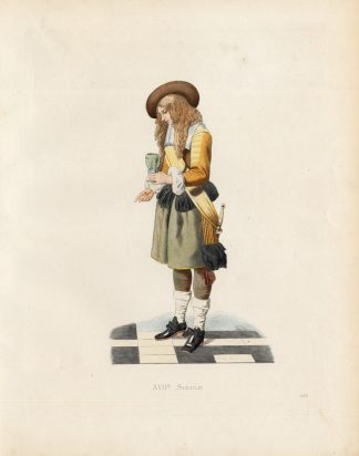 Antique Print-GENTLEMAN-NETHERLANDS-Duplessis-1867