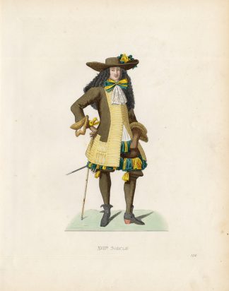 Antique Print-GENTLEMAN-ROYAL-FRANCE-Duplessis-1867