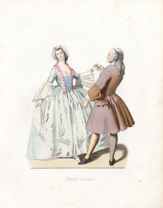 Antique Print-DANCER-VENETIAN-ITALY-Duplessis-1867