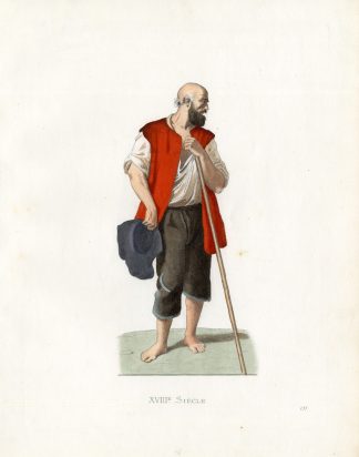 Antique Print-FARMER-LOMBARD-ITALY-Duplessis-1867