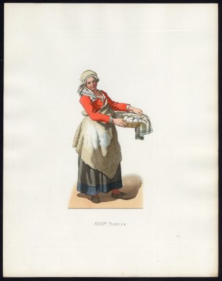 Antique Print-CONTADINE-MILAN-EGGS-ITALY-Duplessis-1867