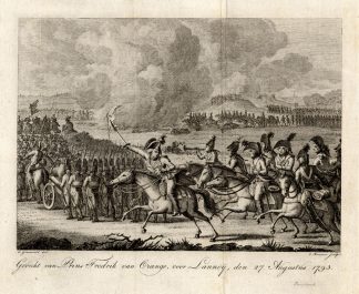 Antique Print-BATTLE-FREDERIK-ORANGE-LANNOY-FRANCE-1802