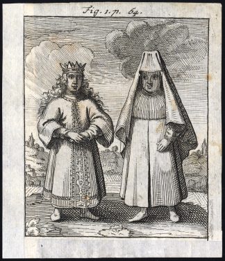Antique Print-PATRIARCH-ZYGOMALAS-GREECE-Calvor-1705