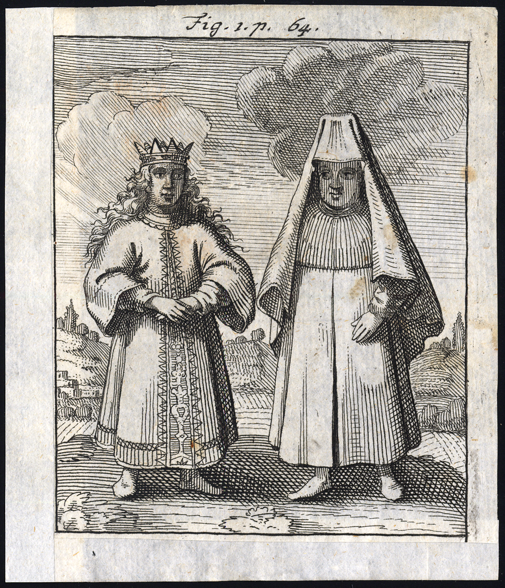 , Antique Print-PATRIARCH-ZYGOMALAS-GREECE-Calvor-1705, Pictura Antique Prints