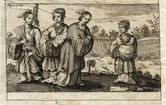 Antique Print-CHINA-COSTUME-ASIA-Pl. 10-Calvor-1705