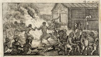 Antique Print-AFRICA-DANCE-MUSIC-COSTUME-Calvor-1705