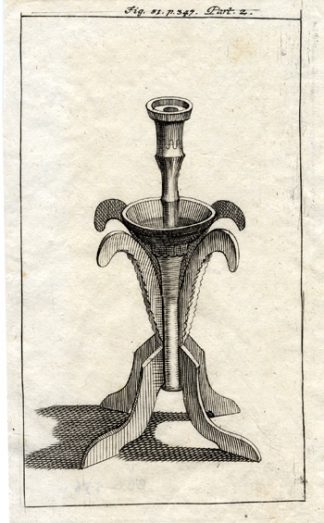 Antique Print-JERUSALEM-TEMPLE-CANDLE-Calvor-1705