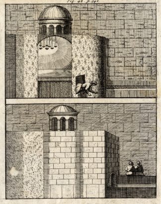 Antique Print-SEPULCHRE-JERUSALEM-ISRAEL-Calvor-1705