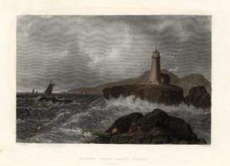 Antique Print-DESERT ROCK-MAINE-USA-Bartlett-1840