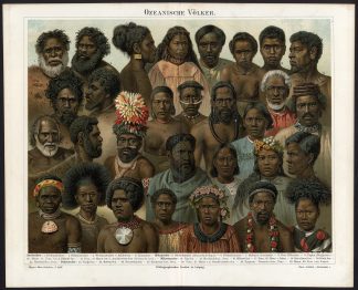 Antique Prints-FOLK-OCEANIC-AUSTRALIAN-Meyers-1895