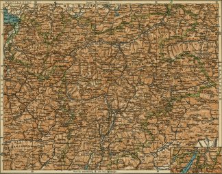 Antique Map-AUSTRIA-TIROL-VORARLBERG-Meyers-1895