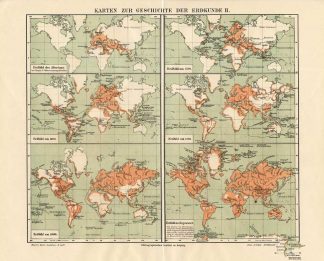Antique Map-MAPS-MAP MAKING-EARTH VIEWS-Meyers-1895