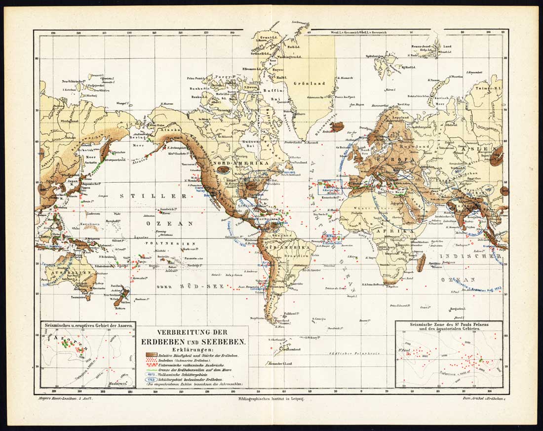 Bb06509 4 416x330 Antique Map-EARTHQUAKE-VOLCANO-WORLD-Meyers-1895