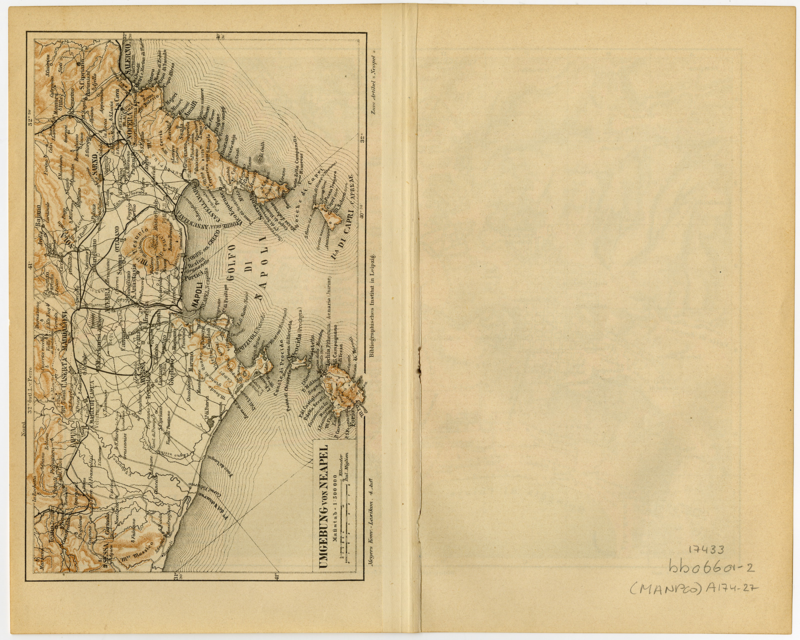 Bb06601 2 Az 416x333 Antique Plan-NAPLES-NAPOLI-ITALY-REGION-MAP-Meyers-1895 - Image 4