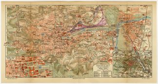 Antique Map-STUTTGART-CITY-SUBURB-PLAN-GERMANY-Meyers-1895