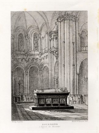 Antique Print-ROERMOND-NETHERLANDS-Havard-Lalanne-1882