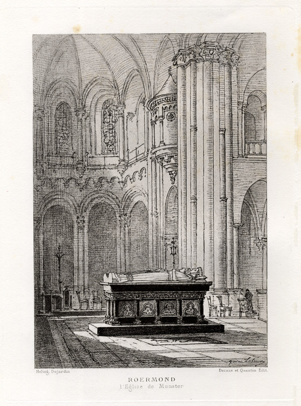 , Antique Print-ROERMOND-NETHERLANDS-Havard-Lalanne-1882, Pictura Antique Prints