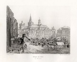 Antique Print-DEN BOSCH-NETHERLANDS-Havard-Lalanne-1882