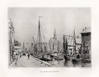Antique Print-HOORN-NETHERLANDS-Havard-Lalanne-1882