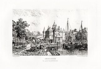 Antique Print-GATE-ST. ANTHONY-AMSTERDAM-NETHERLANDS-Havard-Lalanne-1882