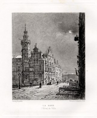 Antique Print-CITY HALL-DEN HAAG-NETHERLANDS-Havard-Lalanne-1882