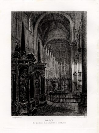 Antique Print-DELFT-NETHERLANDS-Havard-Lalanne-1882