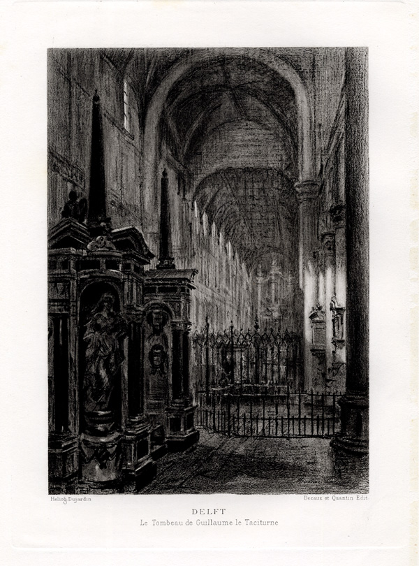 , Antique Print-DELFT-NETHERLANDS-Havard-Lalanne-1882, Pictura Antique Prints