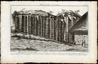 Antique Print-MINERALOGY-PRISM-CASTLE-TOUR AUVERGNE-FRANCE-Diderot-1751