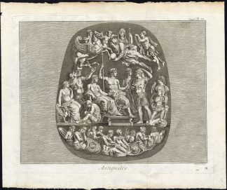 Antique Print-ANTIQUITIES-GEMMA TIBERIANA-GERMANICUS-Pl. 12-Diderot-Benard-1751