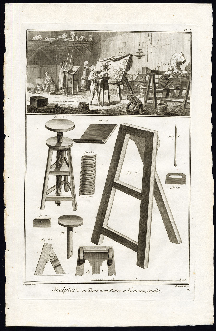 Bb15755 416x638 5 Antique Prints-SCULPTING-SCULPTURE-CLAY-PLASTER-WORKSHOP-Diderot-Benard-1751