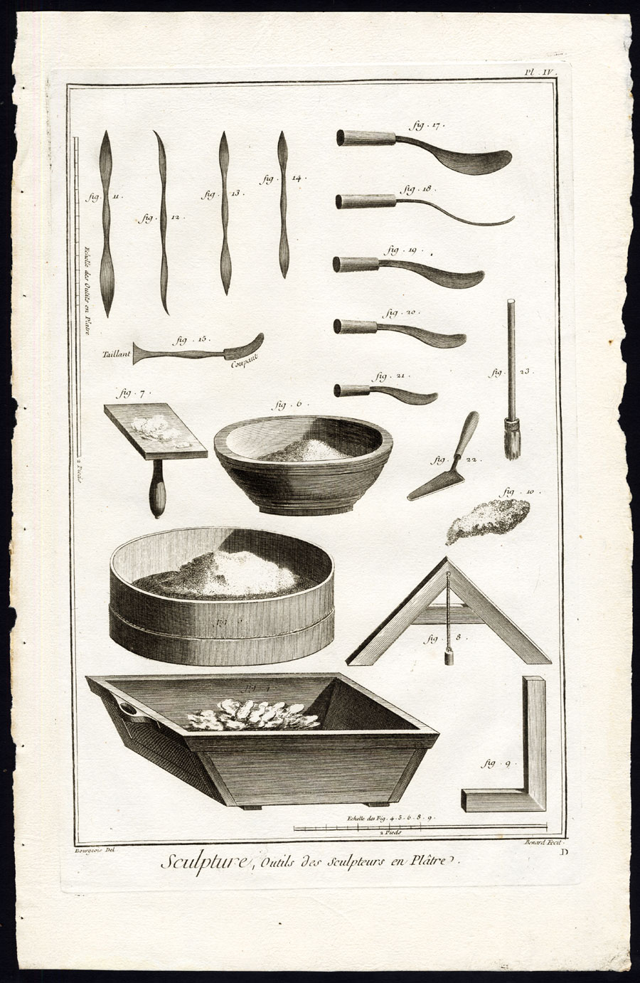 Bb15758 416x639 5 Antique Prints-SCULPTING-SCULPTURE-CLAY-PLASTER-WORKSHOP-Diderot-Benard-1751 - Image 4
