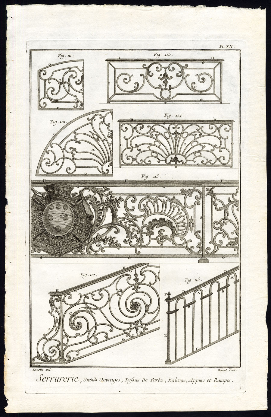 , 57 Antique Prints-LOCKSMITH-KEY-WORKSHOP-TOOLS-Diderot-Benard-1751, Pictura Antique Prints