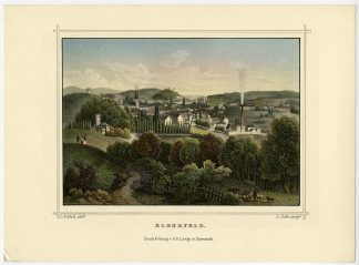 Antique Print-VIEW-SHEEP-ELBERFELD-WUPPERTAL-GERMANY-Rohbock-Oeder-1842