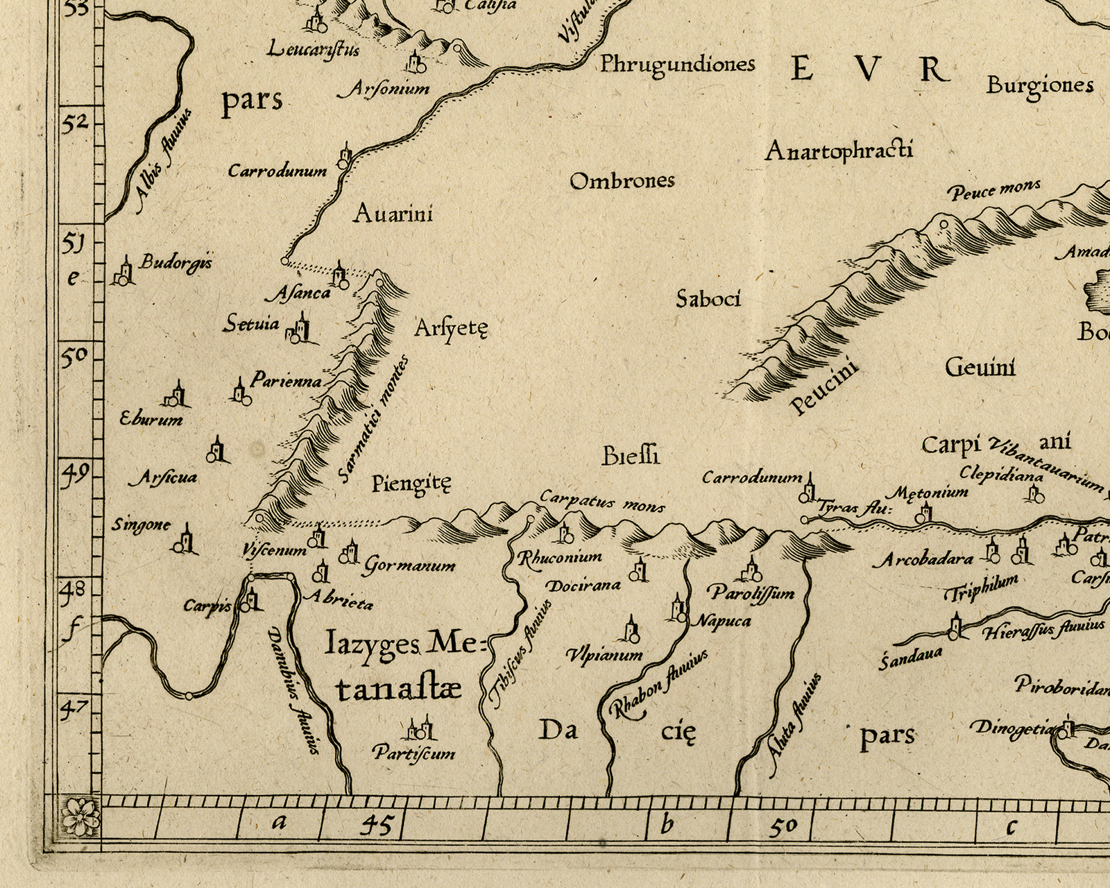Cb2395d 416x333 Antique Print-SARMATIA-BLACK SEA-BOSPORUS-Ptolemy-Mercator-1698 - Image 5