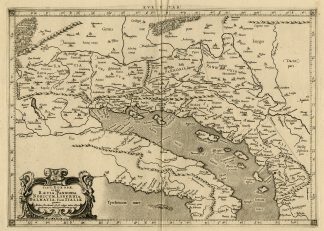 Antique Print-BALKAN-CROATIA-SERBIA-BOSNIA-Ptolemy-Mercator-1698
