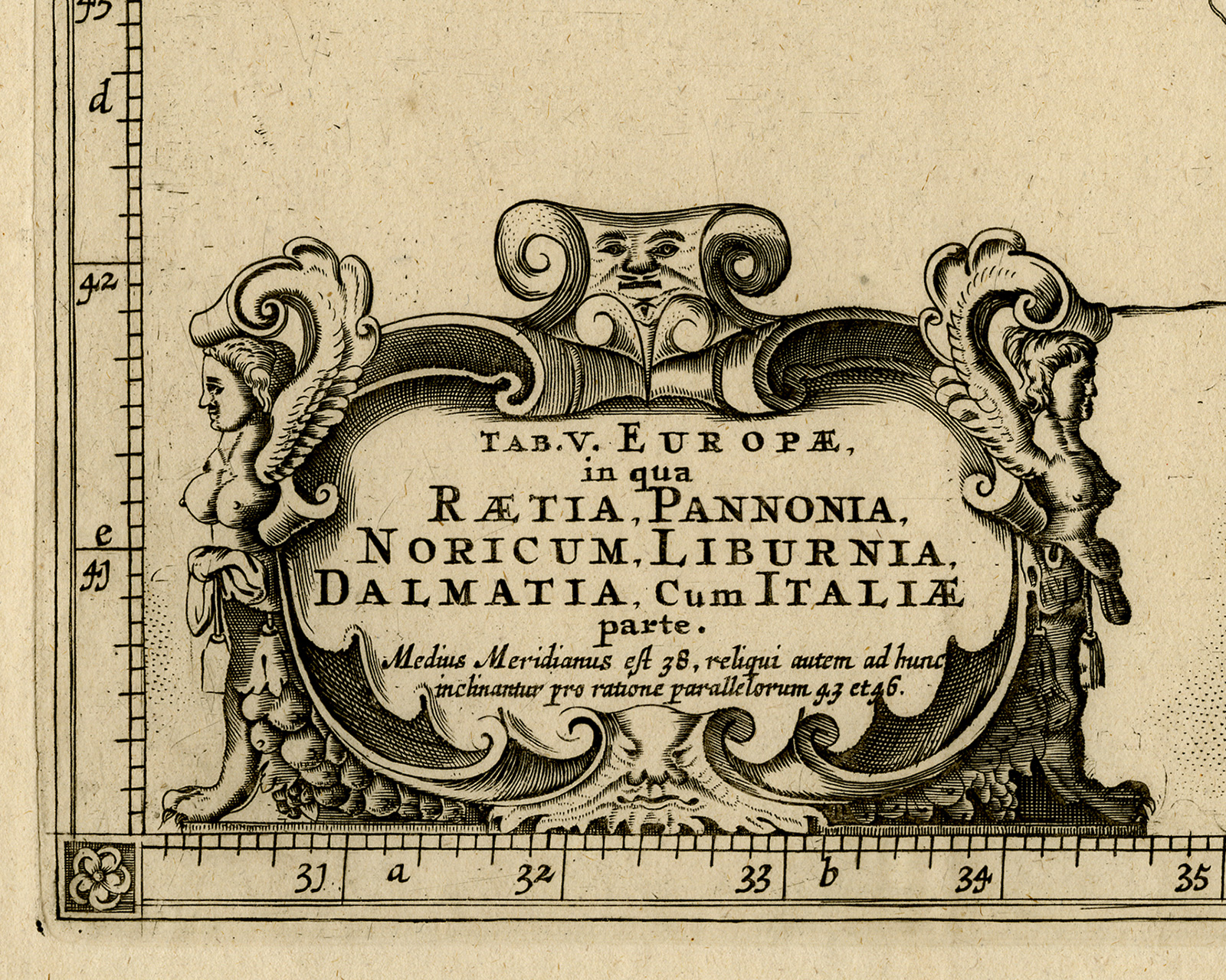 Cb2408b 416x333 Antique Print-BALKAN-CROATIA-SERBIA-BOSNIA-Ptolemy-Mercator-1698 - Image 3