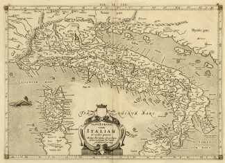 Antique Print-ITALY-ITALIAM-Ptolemy-Mercator-1698