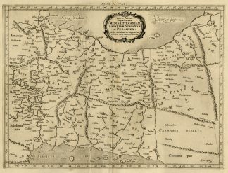 Antique Print-IRAN-IRAQ-ARMENIA-Ptolemy-Mercator-1698